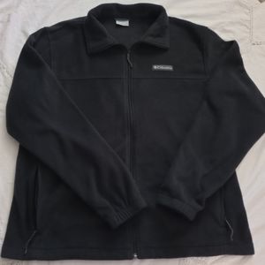 Columbia Black zip up jacket Mens XL